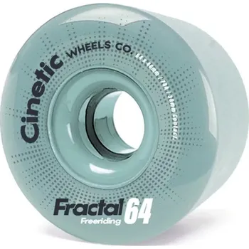 Příslušenství pro skateboard Cinetic kolečka Fractal Turquoise | Modrá | Velikost skate 64 mm