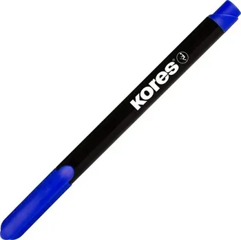 Permanentní popisovač Kores M, na CD, modrý