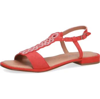 Dámské sandále DÁMSKÉ SANDÁLY CAPRICE 9-28100-26 514 ČERVENÁ Barva: Červená, Velikost: 37