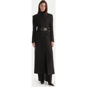 PINKO Vlněný kabát Jacinta Capotto 106123 A30G Šedá Regular Fit 40