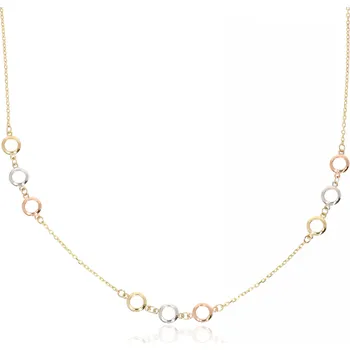 Řetízek Zlatnictví Helios Zlatý řetízek s kroužky