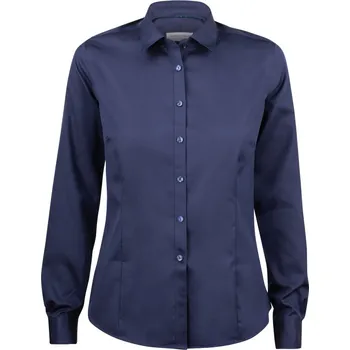 Pánská košile J. Harvest & Frost Halenka GB 01 Regular Women, dlouhý rukáv, nežehlivá, dámská COT63010300313-navy 3XL Navy