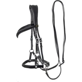 F.R.A. Uzdečka bezudidlová Sidepull Isabel F.R.A., black/gloosy PONY