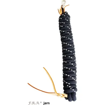 F.R.A. Vodítko pracovní Bull Jarn Leder F.R.A., různé délky, black/nature 6,8 m