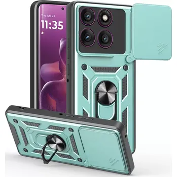 Pouzdro na mobilní telefon Kryt Motorola EDGE 60 Pro Techsuit CamShield Pro green