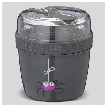 Carl Oscar - N'ice Cup™ Svačinový box s chladicí vložkou L - šedá