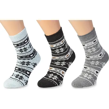 Dámské ponožky Ponožky 3v1 NATURAL Wooline Wool 4, dámské Velikost ponožek: EUR 39-42