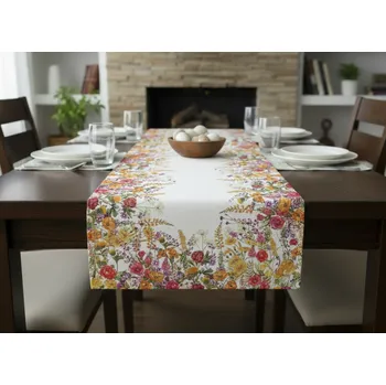 ubrus Vzorovaný ubrus - běhoun na stůl SPRING MEADOW II. 60x120 cm Mybesthome