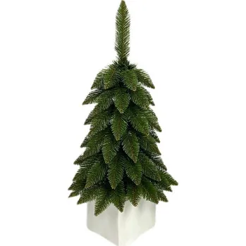 Vánoční stromek Stromek SMRK umělý vánoční horský přírodní + podstavec 80cm