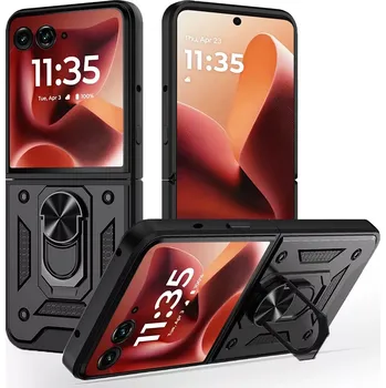 Pouzdro na mobilní telefon Kryt Motorola Razr 60 Ultra Techsuit CamShield Pro černý