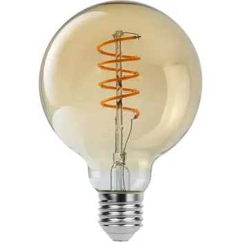 Žárovka Rabalux LED Spiral Filament žárovka G95 Amber 4W E27 350Lm 2200K