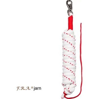 F.R.A. Vodítko pracovní Bull snap Jarn F.R.A., různé délky, white/red 3 m