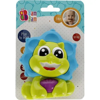 Hračka pro nejmenší Bam Bam Hudební dinosaurus se zvuky
