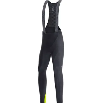 Cyklistické kalhoty Cyklistické kalhoty GORE C3 Thermo Bib Tights+ black/neon yellow - XXL