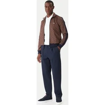 Pánské oblečení Lacoste Mikina SH1368 Hnědá Regular Fit 8