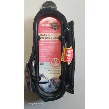 Obojek pro psa PatentoPet obojek M 41-50 cm zelený