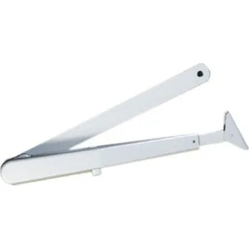 Zavírač dveří Lomené aretační ramínko k dveřním zavíračům ASSA ABLOY (FAB) DC 200, DC 300, DC 340 – Varianta: barva hnědá