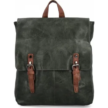 Dámská kabelka batůžek Herisson zelená 17B336