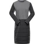 ALPINE PRO Dámské zateplené šaty OLWA XL ŠEDÁ