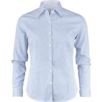 J.Harvest & Frost Halenka YB 50 Regular Women, keprová, dlouhý rukáv, dámská COT635003aq105-sky blue st 2XL Modrá nebesky stripe