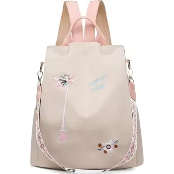 Městský batoh Dámský nylonový městský batoh 2v1 Barva: Smetanová