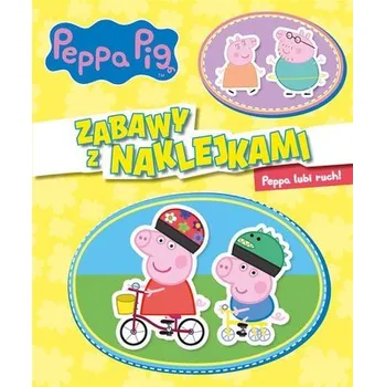První čtění Peppa Pig Zabawy z naklejkami Peppa lubi ruch!