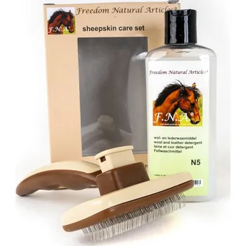 Čištění pro koně Set kartáče pro údržbu vlněných produktů a pracího prostředku F.R.A.