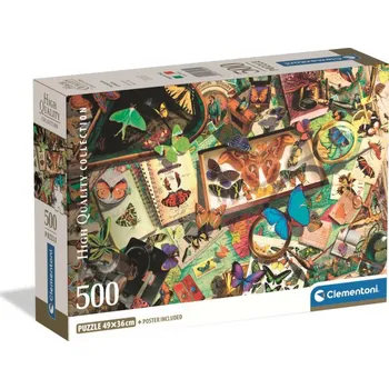 Clementoni - Puzzle 500 Sběratel motýlů