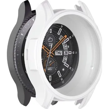 Příslušenství k chytrým hodinkám Silikonový rámeček pro Samsung Gear S3 a Galaxy Watch 46 mm - Bílý