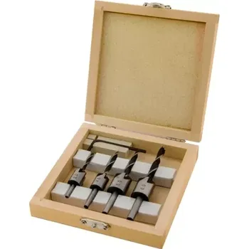 Vrták OREN 4dílná sada záhlubníků a vrtáků do dřeva (S)