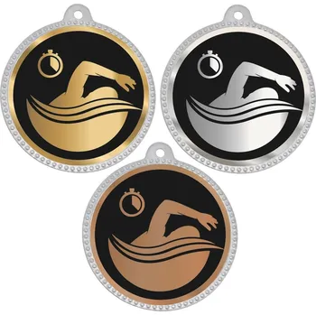Plavání medaile D75-LAC016 Stuhu vyberte z naší nabídky.