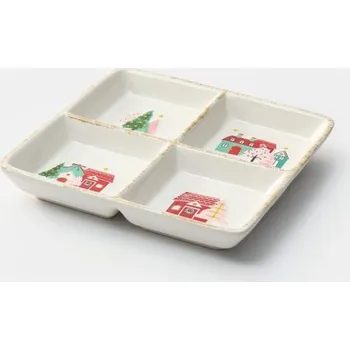 Sinsay - Servírovací tác s vánočním motivem - vícebarevná - 345HG-MLC - 345HG-MLC-ONE