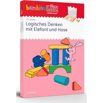 Předškolní výuka bambinoLÜK-Set. Kindergarten/Vorschule Logisches Denken mit Elefant und Hase