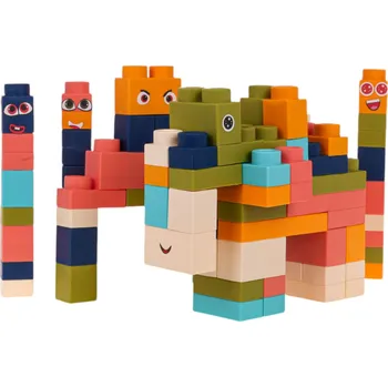 Hračka pro nejmenší Sada Měkkých Kostiček 100ks.