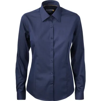 Pánská košile J. Harvest & Frost Halenka YB 50 Regular Women, keprová, dlouhý rukáv, dámská COT63500300302-navy M Navy