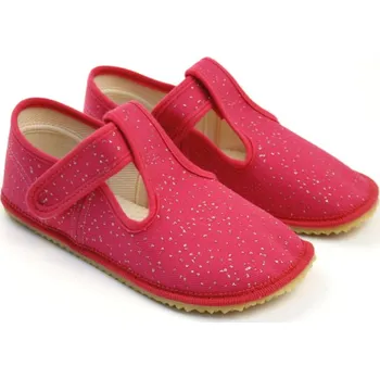 Dětská móda Beda Barefoot papuče Pink Shine EUR 34