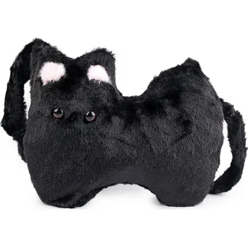 Sportovní batoh Dívčí plyšová kabelka kočka 26x21 cm Varianta: 2 černá, Balení: 1 ks