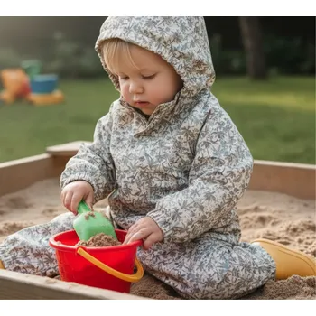 Pláštěnka KONGES SLOJD Set do deště PALME - DINO BLUE Velikost: 12m