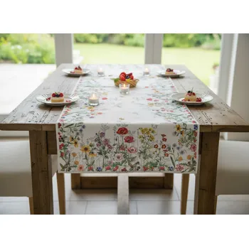 ubrus Vzorovaný ubrus - běhoun na stůl MEADOW IV. 40x140 cm Mybesthome