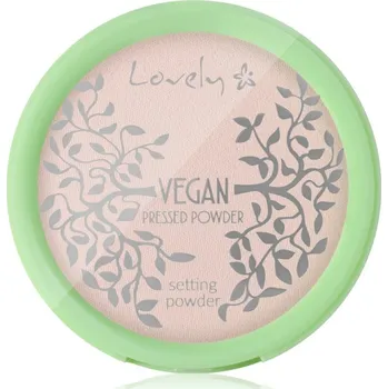 Pudr Lovely Vegan Pressed Powder transparentní kompaktní pudr 8 g