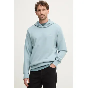 Pánská mikina Mikina Calvin Klein K10K109927 tyrkysová 60X, vel. S