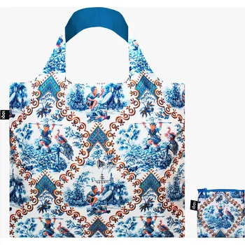 Nákupní taška Skládací nákupní taška LOQI DECORATIVE ART Toile de Jouy Juggler