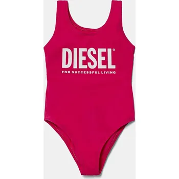 Dámské plavky Jednodílné dětské plavky Diesel MIATIS SWIMSUIT růžová barva, J02296 42X, vel. 120
