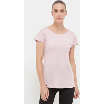 Pánské tričko Sportovní triko Salewa Puez Melange Dry růžová barva, 00-0000026538 00.0000026538 30X, vel. S