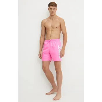 Plavkové šortky Nike Big Block fialová barva, NESSE521 30X, vel. L