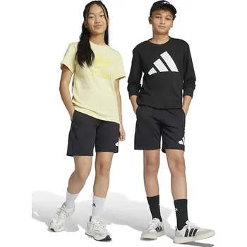 Pánské oblečení Dětské bavlněné šortky adidas JE1391 černá 99X, vel. 128