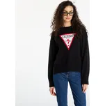 Svetr Guess Jeans Ls Cn Big Triangl Black S