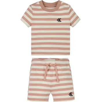 Dětská souprava Calvin Klein Jeans IN0IN00310.PPYA oranžová 32X, vel. 80