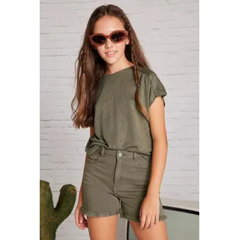 Dívčí kraťasy Dětské kraťasy Mayoral 275.8C.Junior.PPYA zelená 87X, vel. 162