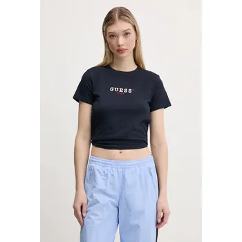 Pánské tričko Tričko Guess Jeans W5RI54.J1314 námořnická modř 59A, vel. XS